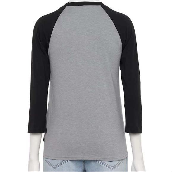 Juniors' Vans® Scripts Raglan Tee - Picture 4 of 7